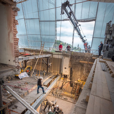 Hotel Stein - Salzburg - Construction site