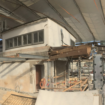 Steinterrasse - Baustelle Steinterrasse - Baustelle